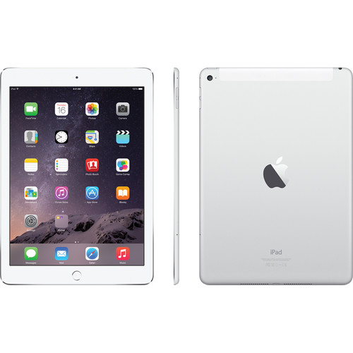 Apple 64GB iPad Air 2 (Wi-Fi + 4G LTE, Silver) MH2N2LL/A B&H