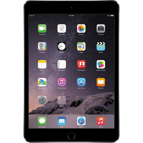 Apple 64GB iPad mini 3 (Wi-Fi Only, Space Gray) MGGQ2LL/A B&H