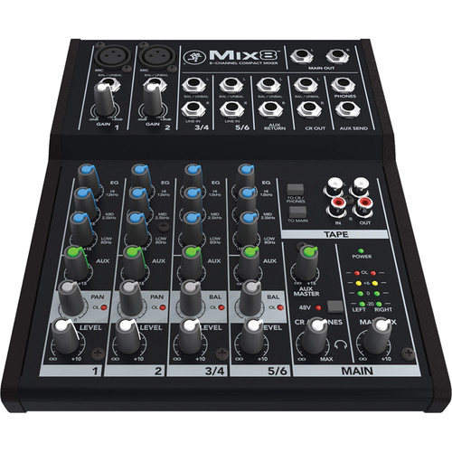 Pyle Pro PMXU83BT Compact 8-Channel, Bluetooth-Enabled Audio Mixer