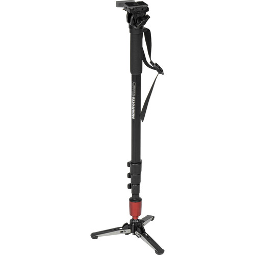 Manfrotto 560B-1 Aluminum Fluid Video Monopod RC2 Quick 560B-1