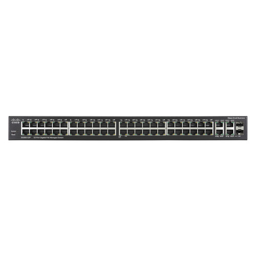 Cisco SG300-52P 50-Port 10/100/1000 Gigabit Managed PoE+ Switch