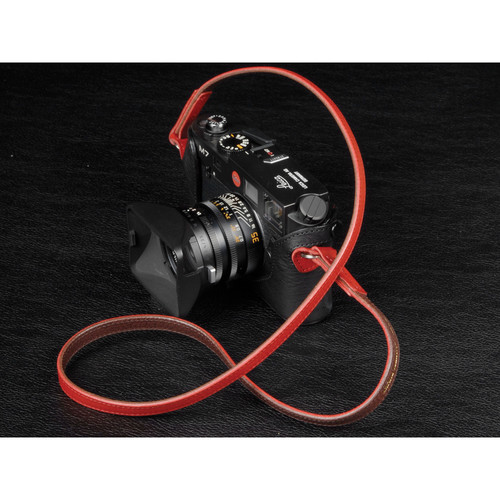 Artisan & Artist ACAM-280 Italian Leather Camera Strap (Red)