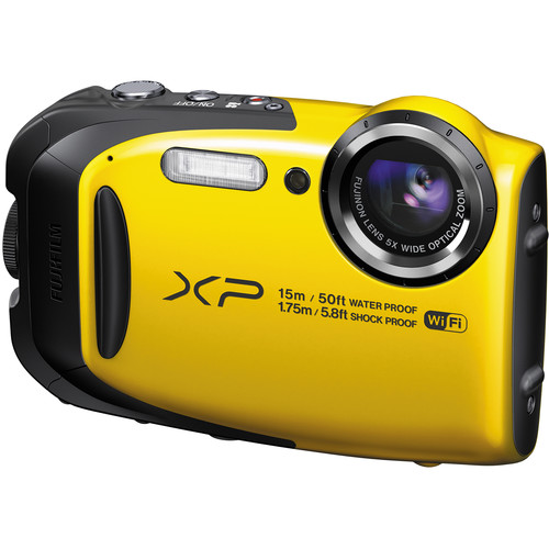 FUJIFILM FinePix XP80 Digital Camera (Yellow) 16450001 B&H Photo