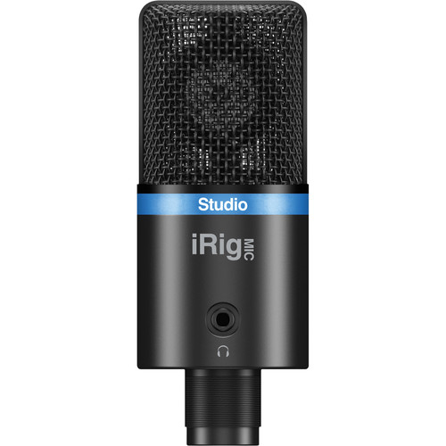 IK Multimedia iRig Mic Studio Digital Microphone for iOS, Mac, PC & Android  (Black)