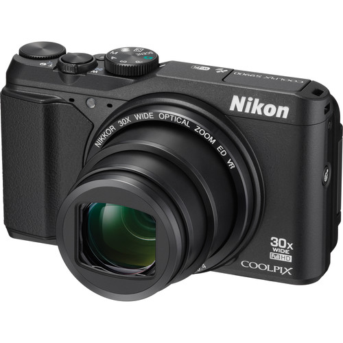 Nikon COOLPIX S9900 Digital Camera (Black) 26497 B&H Photo Video