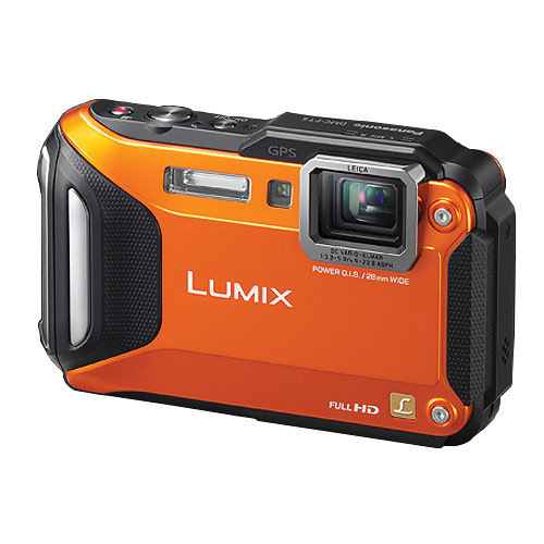 Panasonic Lumix DMC-FT5 Digital Camera (Orange) DMC-FT5D B&H