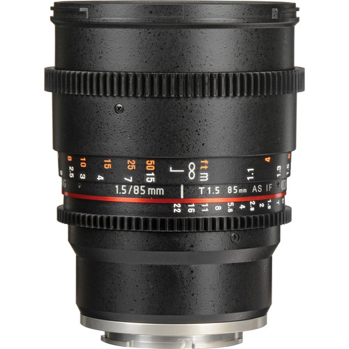 Samyang 85mm T1.5 VDSLRII Cine Lens for Sony E-Mount SYDS85M-NEX