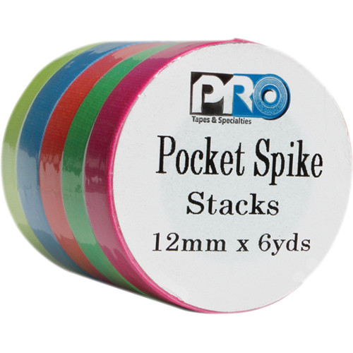 ProTapes Pro Pocket Fluorescent Color Spike Tape 001UPCSPIKE6MFL