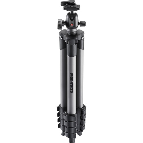 Manfrotto MKCOMPACTADVBH Compact Advanced Aluminum Tripod with Ball Head