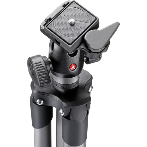 Manfrotto MKCOMPACTADVBH Compact Advanced Aluminum Tripod with Ball Head