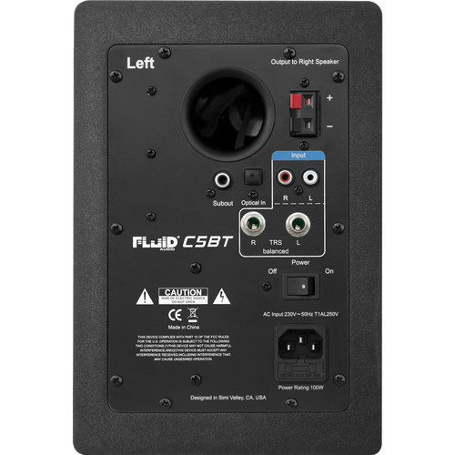 C5 BT-enceinte monitoring 5 pouces bluetooth - paire-Fluid Audio
