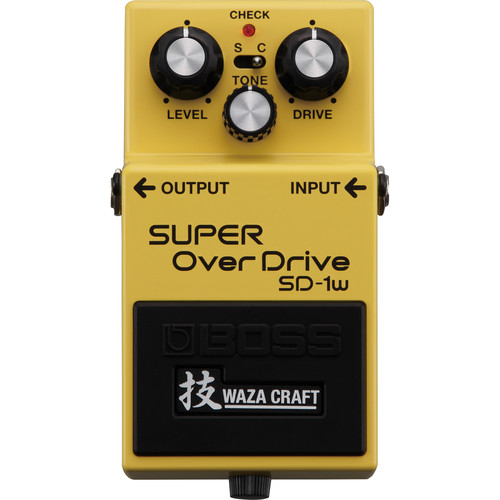 BOSS SD-1W Super Overdrive Waza Craft Guitar Pedal SD-1W B&H