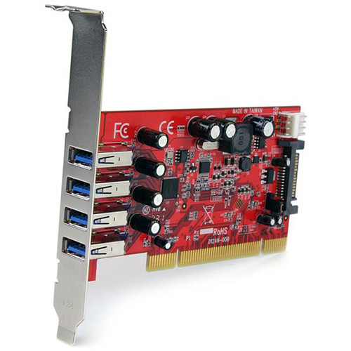 Four-Port SuperSpeed USB 3.0 PCI Card B&H