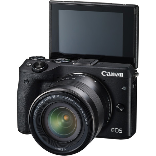 Canon EOS M3 Mirrorless Digital Camera with 18-55mm Lens