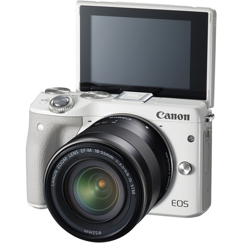 Canon EOS M3 Mirrorless Digital Camera with 18-55mm Lens