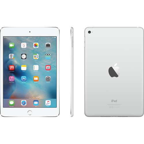 Apple 128GB iPad mini 4 (Wi-Fi Only, Silver) MK9P2LL/A B&H Photo