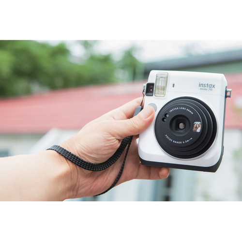 FUJIFILM INSTAX Mini 70 Instant Film Camera (Moon White)