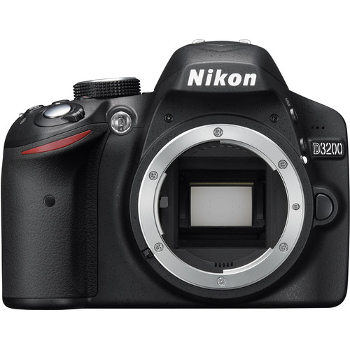 Nikon D3200 DSLR Camera with 18-55mm Lens Basic Kit (Black) B&H