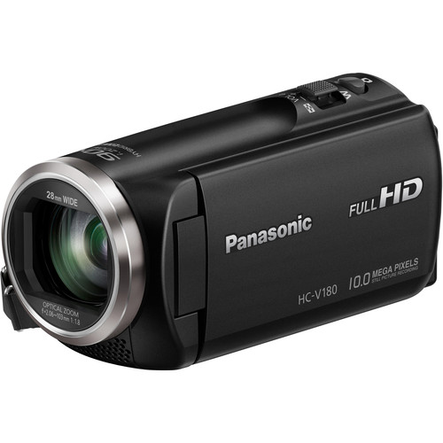 Jakke fascisme Rettsmedicin Panasonic HC-V180K Full HD Camcorder (Black) HC-V180K B&H Photo