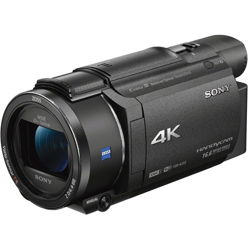 Sony FDR-AX53 4K Ultra Handycam Camcorder FDRAX53/B B&H Photo