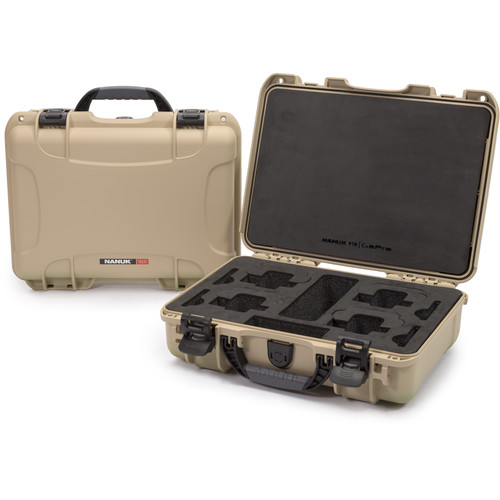 Nanuk 910 Waterproof Hard Case for GoPro (Tan) 910-GOP0 B&H