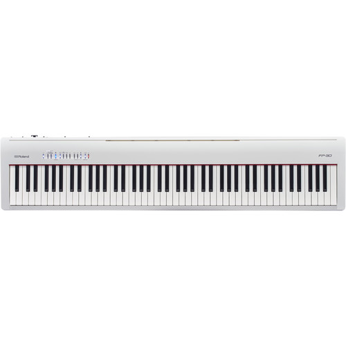 Roland Fp 30 Digital Piano White Fp 30 Wh B H Photo Video