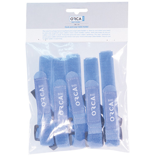 ORCA Hook-and-Loop Cable Ties (5-Pack) OR-76 B&H Photo Video