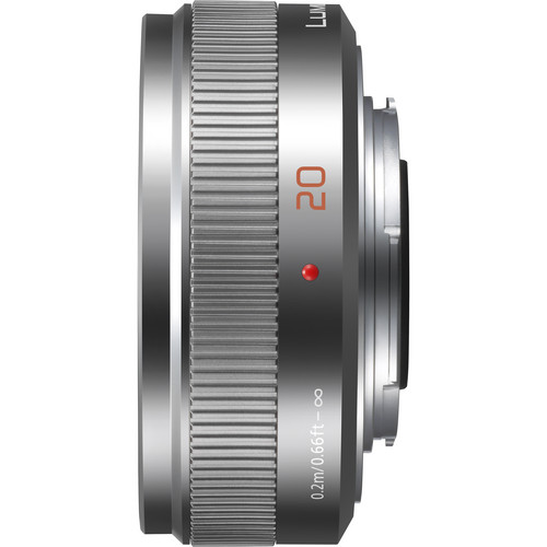 Panasonic Lumix G 20mm f/1.7 II ASPH. Lens (Silver) H-H020AS B&H