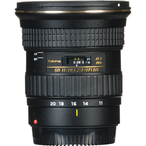 Used Tokina AT-X 11-20mm f/2.8 PRO DX Lens for Nikon F