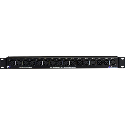 ART P16 Rackmount Balanced XLR Patch Bay