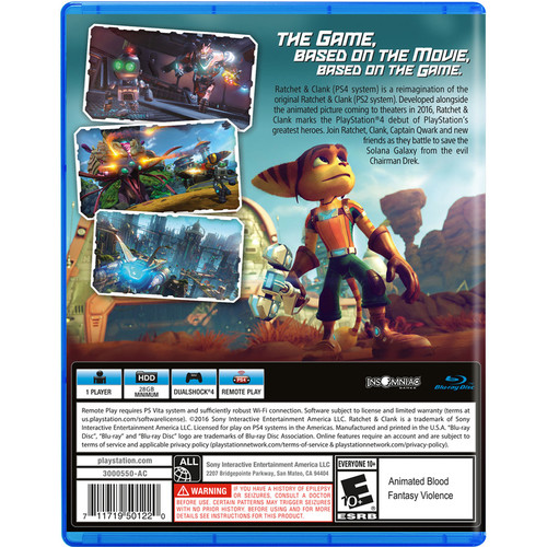 Ratchet & Clank da PS4 ganha data de lançamento