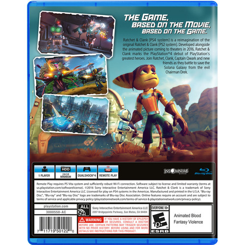  Ratchet and Clank (PS4) : Video Games