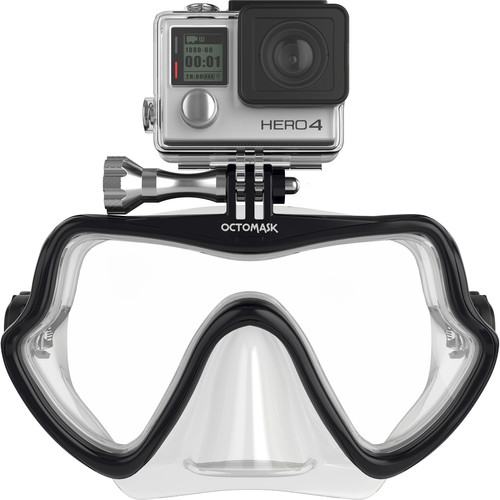 OCTOMASK Frameless Scuba Mask for GoPro Camera (Clear) 202 B&H