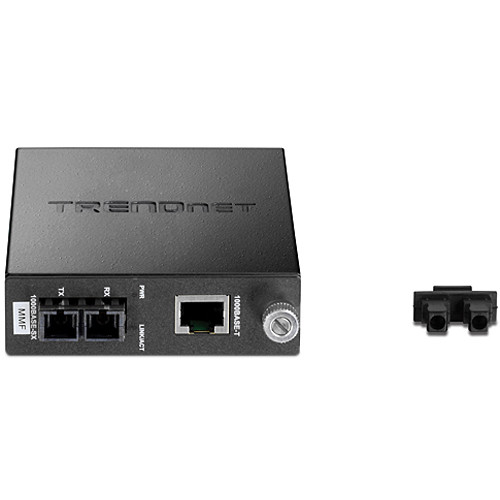 TRENDnet Intelligent 1000Base-T to 1000Base-SX Multi-Mode SC Fiber Converter