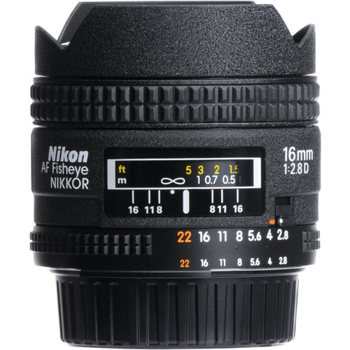 Nikon AF Fisheye-NIKKOR 16mm f/2.8D Lens 1910 B&H Photo Video