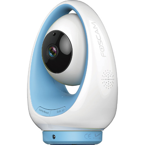 Caméra bébé FosBaby P1 Rose, sondes température, son et mouvement
