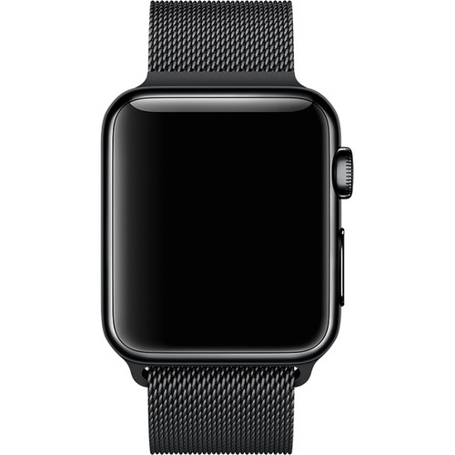 38mm space clearance black milanese loop