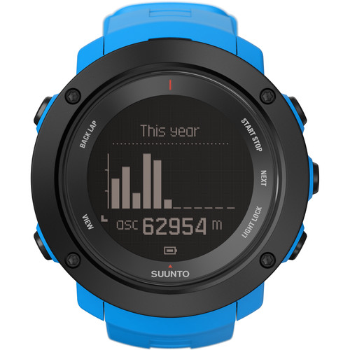 SUUNTO Ambit3 Vertical Sport Watch Blue SS021969000 B H Photo