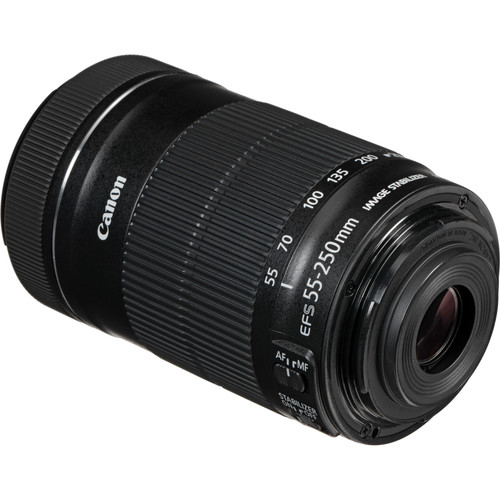 Canon EF-S 55-250mm f/4-5.6 IS STM Lens 8546B002 B&H Photo Video