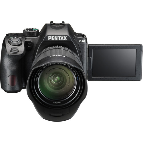 Pentax K-70 DSLR Camera with 18-135mm Lens (Black)