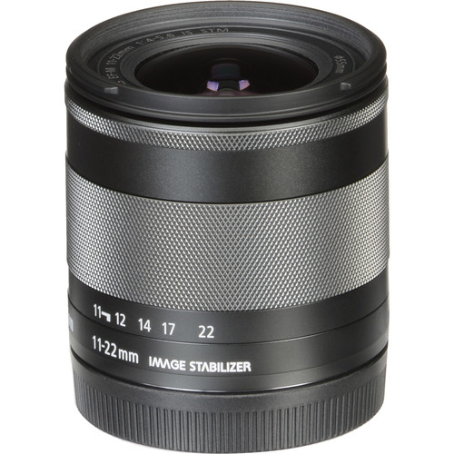 Canon EF-M 11-22mm f/4-5.6 IS STM Lens 7568B002 B&H Photo Video