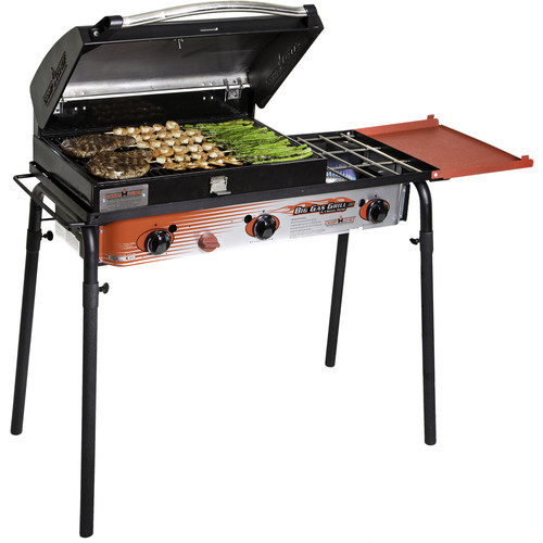 Camp Chef Big Gas Grill Three Burner Stove with Deluxe BBQ