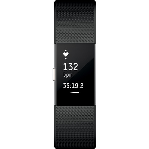 Fitbit Charge 2 Fitness Wristband (Small, Black) FB407SBKS B&H