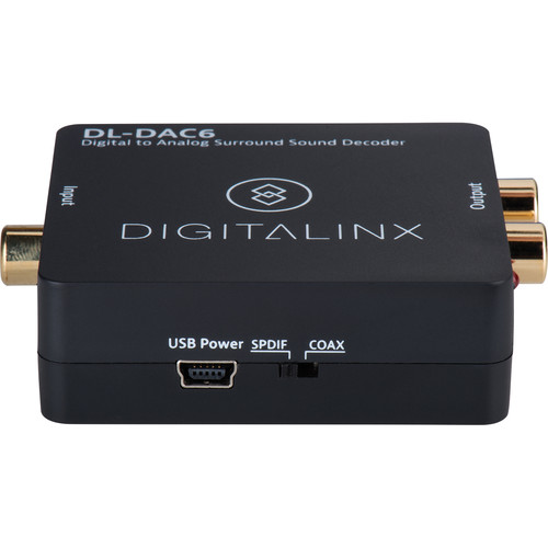 fure svælg Samtykke Digitalinx Digital to Analog Surround Sound Decoder DL-DAC6 B&H