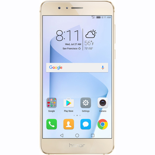 Huawei Honor 8 64GB Smartphone (Unlocked, Sunrise Gold) 51090WBY