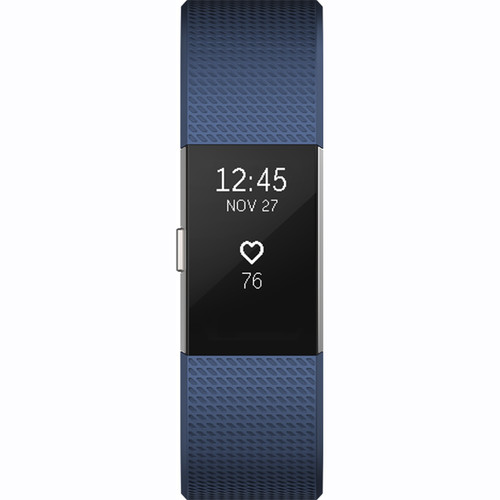Fitbit Charge 2 Heart Rate Monitor Fitness Wristband Tracker -Small Large