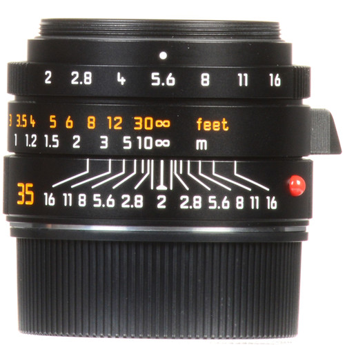 Leica Summicron-M 35mm f/2 ASPH Lens (Black)