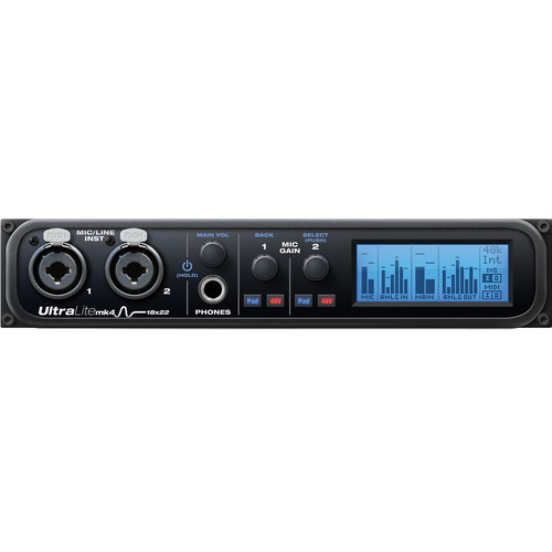 MOTU UltraLite-mk4 18x22 USB Audio Interface with DSP 8452 B&H