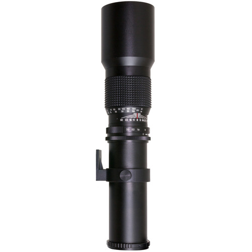Opteka 500mm f/8 Preset Telephoto Lens for T Mount OP500P B&H