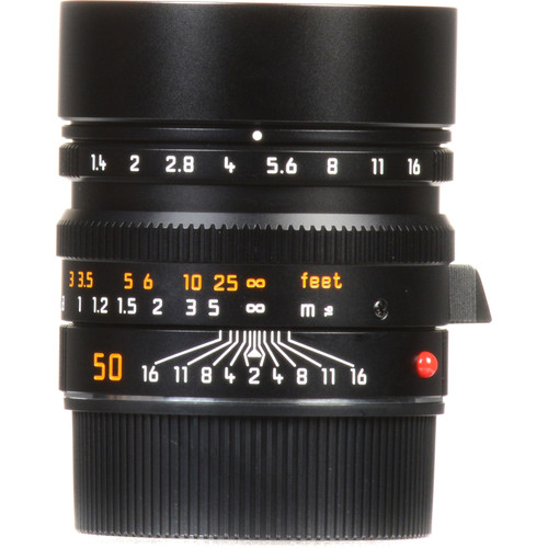 Leica Summilux-M 50mm f/1.4 ASPH. Lens (Black) 11891 B&H Photo